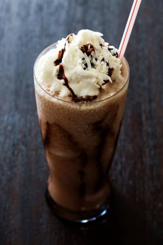 Easy Spiked Coconut Mocha Frappuccino » Blender Happy