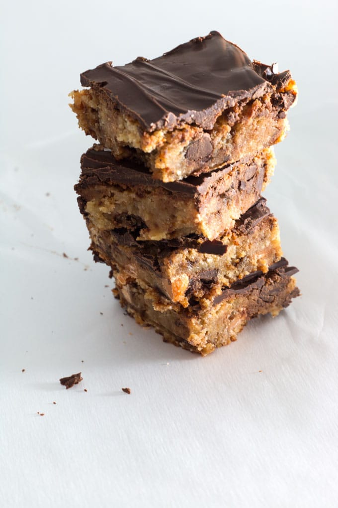 Chocolate Butterscotch Cookie Bars » Blender Happy