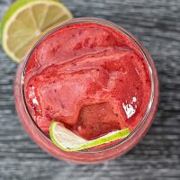 Cherry Peach Limeade Smoothie